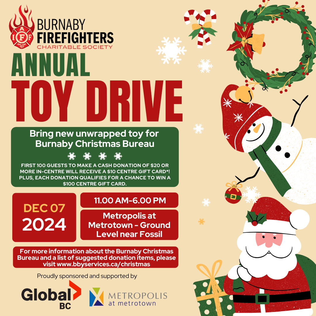 burnaby firefighter's pancake breakfast and toy drive